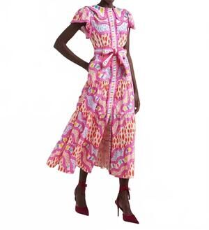 NEW CELIA B omera dress in pink